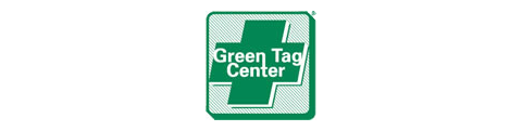 green tag center logo