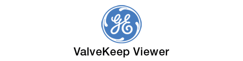ge valvekeep logo is link to valve management software